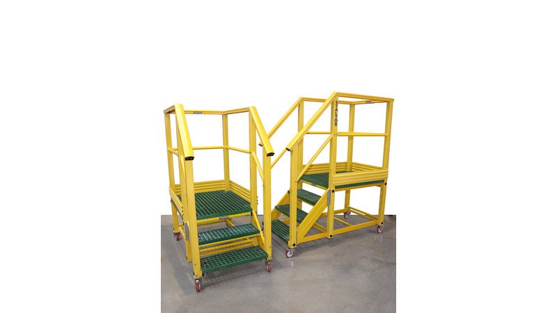 fiberglass reinforced polyester (FRP) stairs/platforms